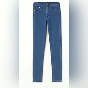 H&M Blue Denim Jeggings Size 27/32